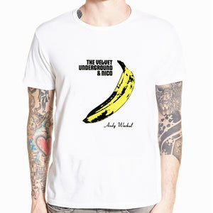 The Velvet Underground Men T Shirt 2017 New Fashion Print T-shirt Pattern Modal Tees And Tops Mens Funny T-shirt Brand Tops